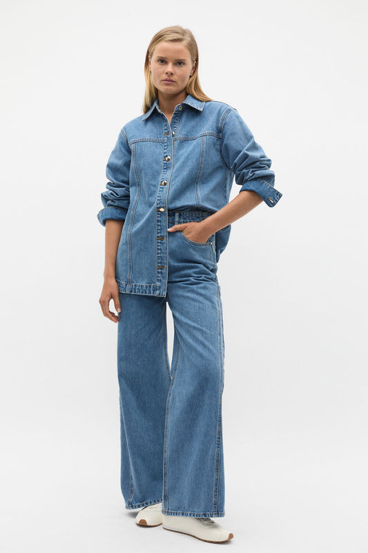 Denim Side Panel Jean